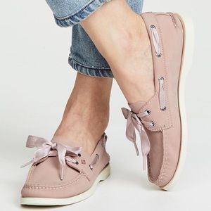 Sperry Topsider A/O Satin Lace Boat Shoes